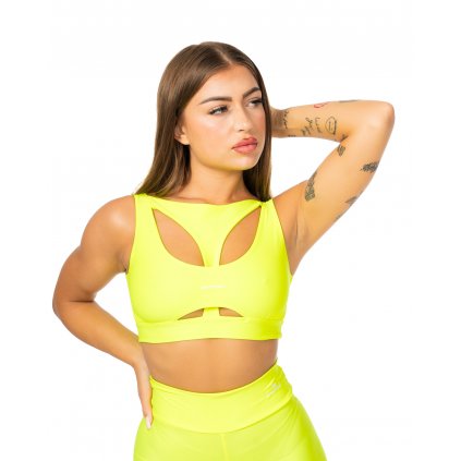 SPORTOVNÍ PODPRSENKA ACCIT NEONOVĚ ŽLUTÁ  | eL eSDe