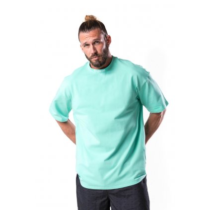 PÁNSKÉ OVERSIZE TRIKO GYMETHICS | eL eSDe MENTOLOVÁ