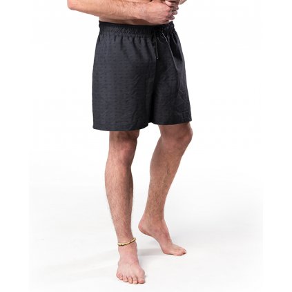 PÁNSKÉ PLAVKOVÉ ŠORTKY ČERNÁ PATTERN / EL ESDE