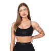 Sportovní podprsenka do Fitka s nastavitelnými ramínky- černá, sand & ink -
